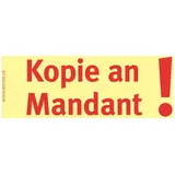 BIZSTIX "Kopie an Mandant" 75x35mm