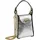 toscanto Umhängetasche Leder silber metallic ca. 13cm | Gr.: onesize