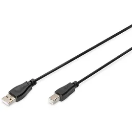Digitus USB-A auf USB-B 18,00 m Schwarz