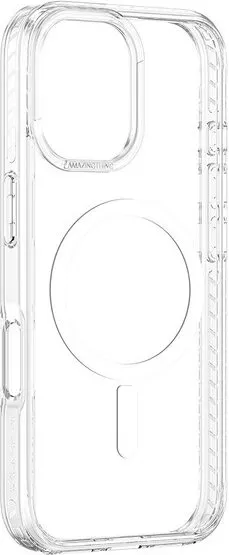 AmazingThing Titan Pro Mag Hülle mit Magnetring für iPhone 16 - Transparent, Militärstandard-Schutz, 360° Stoßabsorption, DefendEdge-Technologie