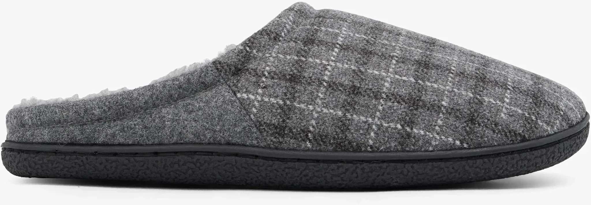 Casa mia  Pantoffel Grau, Herren, Größe: 42, Material: Fellimitat/Textil - Casa mia  Pantoffel Grau, Herren, Größe: 42, Material: Fellimitat/Textil - man - Grau
