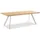 Niehoff Solid Gartentisch 280 x 95 x 76 cm Aluminium/Teak gebürstet Ivory/Holzfarben