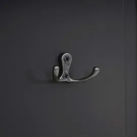 Mendler Garderobenpaneel T33 109 x 28 x 4 cm Dunkelgrau