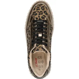 s.Oliver Damen Plateau Sneaker für Damen, animal, Größe 36 EU