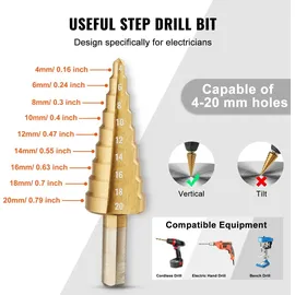 Vevor Hydraulisches Lochstanzer-Set Knockout-Lochtreiber-Kit 15t, Handpumpe Stahl Lochwerkzeug 10 Stanzformen 1/2, 3/4, 1, 1-1/4, 1-1/2, 2, 2-1/2, ...