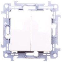 Kontakt-Simon CP2.01/11 Elektroschalter Drucktasten-Schalter weiß