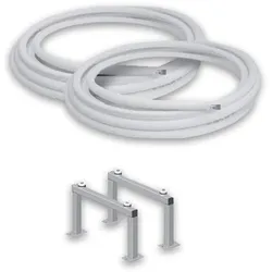 Bodenkonsole - Set für BWL-1S, WOLF, mit Kältemittelleitungen, verschiedene Varianten (Ausführung: für BWL-1S-05. mit Kälteleitungen [10m x 6mm/12mm])