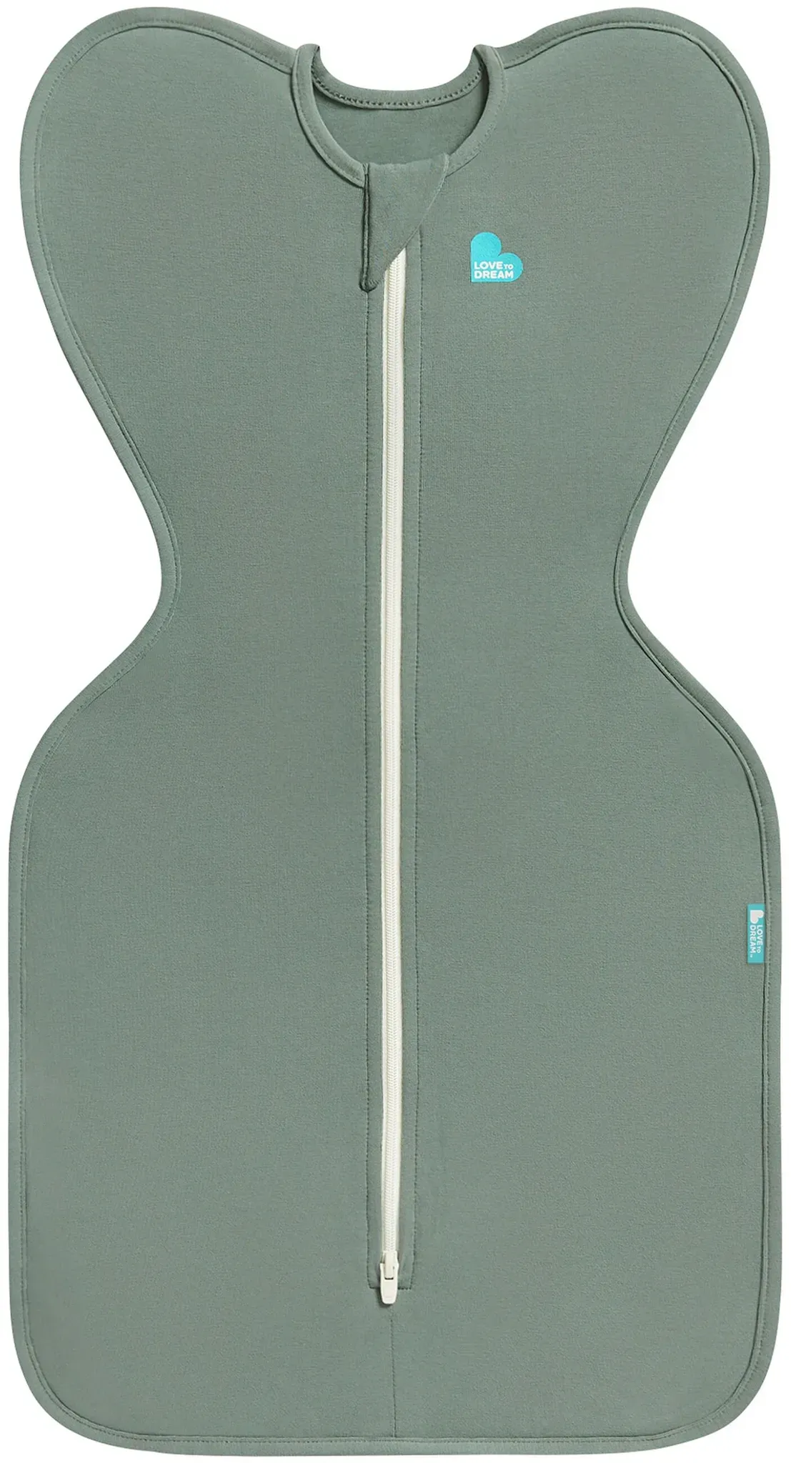 Love to Dream Pucksack Swaddle Up 1.0TM TOG, oliv, NB