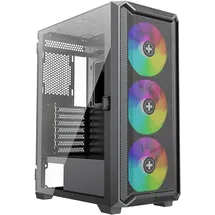 Xilence XILENT BLADE II X613 RGB Gaming PC Gehäuse, RGB ATX Midi Tower