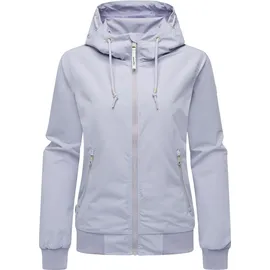 Ragwear Damen, leichte Übergangsjacke Wasserdichte und atmungsaktive Herbstjacke kurz mit Kapuze Oggie YOUMODO Lavender Gr.