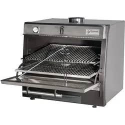 Profi BBQ Holzkohlegrill Inox bis 75 kg Fleisch/h