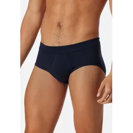 SCHIESSER Slip unifarben blau XXL 4er Pack