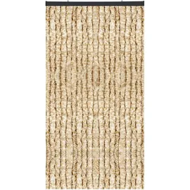 arsvita Flauschvorhang 120x220 meliert beige - weiß