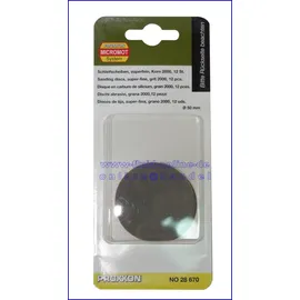 PROXXON Schleifscheibe, Ø 50mm, Korn 400, 12 Stück