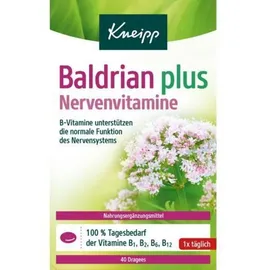 Kneipp Baldrian plus Nervenvitamine Dragees 40 St.