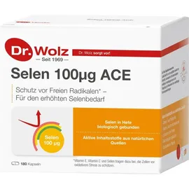 Dr Wolz Zell Selen 100 µg Ace Kapseln 180 St.