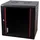 danicom Baseline 12U Wandschrank mit Glastür 600x450x635mm (BxTxH) - Schwarz - Traglast 50 kg - Wandmontage - Serverschrank - Wandgehäuse - Server Rack - Server Enclosure