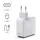 Hama Schnellladegerät GaN 30W ausziehbares Ladekabel Weiß