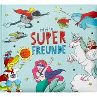 SHEEPWORLD Freundebuch Motiv Blau 'Meine Super Freunde'