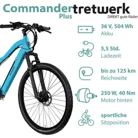 Tretwerk Commander Plus 2023 29 Zoll RH 48 cm Unisex blau