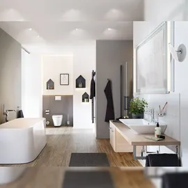 Paulmann 93664 Nova Plus schwenkbar IP65 eckig 93x93mm 30° GU5,3 / GU10 max. 35W dimmbar Weiß Chrom