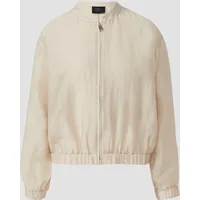 S.Oliver - Leinenmix-Blouson im Relaxed Fit, Damen, Beige, 48