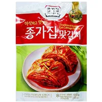 500g Frischer Mat Kimchi Chinakohl Jongga Traditional Korean Cut Cabbage Kimchi