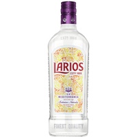 Larios Gin Mediterránea | mit Wacholderbeeren und Zitrusfrüchte | perfekt für Longdrinks und Cocktails | 37.5 % vol | 1000 ml