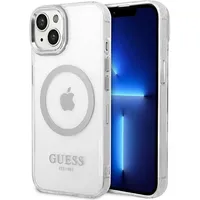 GUESS GUHMP14SHTRMS iPhone 14 6,1" srebrny/silver hard case Metal