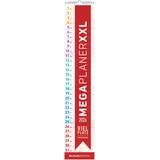 Neumann Megaplaner XXL 2026 - Streifenkalender 18x86 cm mit viel Platz für Notizen - Küchenkalender - Alpha Edition