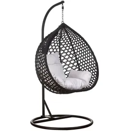 RAMROXX Hängesessel Style XXL Schwarz
