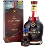 Gran Duque de Alba | Brandy de Jerez 700ml mit Mini GDA XO 50ml | Mehrfach ausgezeichneter Brandy u.a mit Gold bei der San Francisco World Spirits Competition | 700ml + 50ml | 40% Vol.