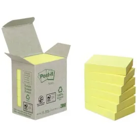 Post-it Post-it® Recycling Notes Haftnotizen 6531B gelb, 6 Blöcke