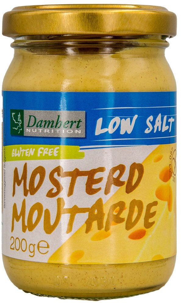 Damhert LOW SALT Moutarde sans gluten 200 g Autre