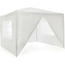 VCM Pavillon 3 x 3 m weiß inkl. Seitenteile 915690