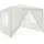 VCM Pavillon 3 x 3 m weiß inkl. Seitenteile 915690