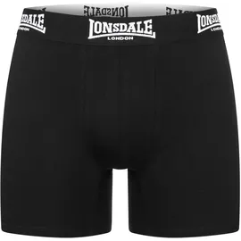 Lonsdale West Challow Boxershorts schwarz L 4er Pack