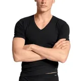 CALIDA Cotton Code V-Shirt Schwarz M