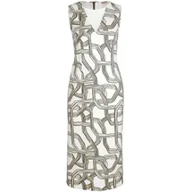 ALBA MODA Midikleid Weiß/Grün 38