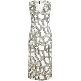 ALBA MODA Midikleid Weiß/Grün 38