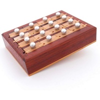 ROMBOL Denkspiele Spiel, Knobelspiel APOTHEKERSCHRANK - das etwas andere Packproblem, Holzspiel