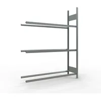 Schulte Reifenregal Stahl 200 x 150 x 40 cm silber