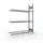Schulte Reifenregal Stahl 200 x 150 x 40 cm silber