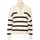 Vero Moda Saba Stripe Halbzippullover Birch / Stripes Black L