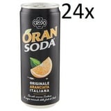 24x Oransoda Italienische Orangensaft Orange Getränk Einwegdosen 33cl