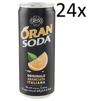 24x Oransoda Italienische Orangensaft Orange Getränk Einwegdosen 33cl