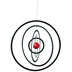 Flensted Mobiles - Science Fiction Mobile rund, schwarz / rot