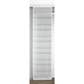Neusser Collection Flächenvorhang Rita weiß-silber, 60 x 245 cm