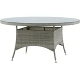 VCM Gartentisch Ø 150 x 74 cm Grau
