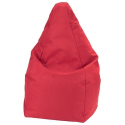 Licardo Sitzsack Sitzsack Noble Soft 110 cm hoch (1 St) rot